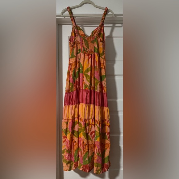 FARM Rio Vibrant Orange and Pink Maxi Dress - Picture 5 of 12